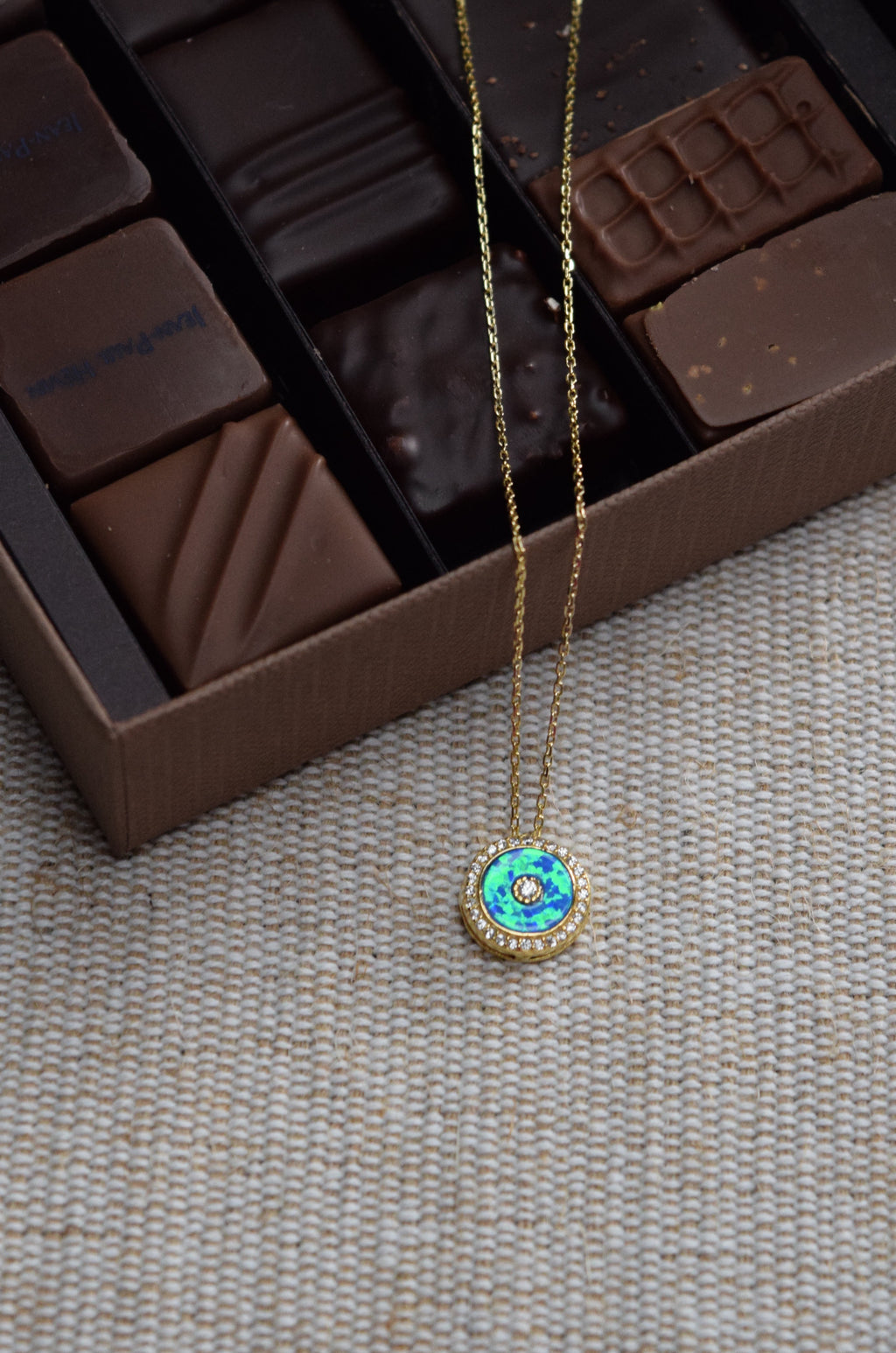 The “O”pal Necklace