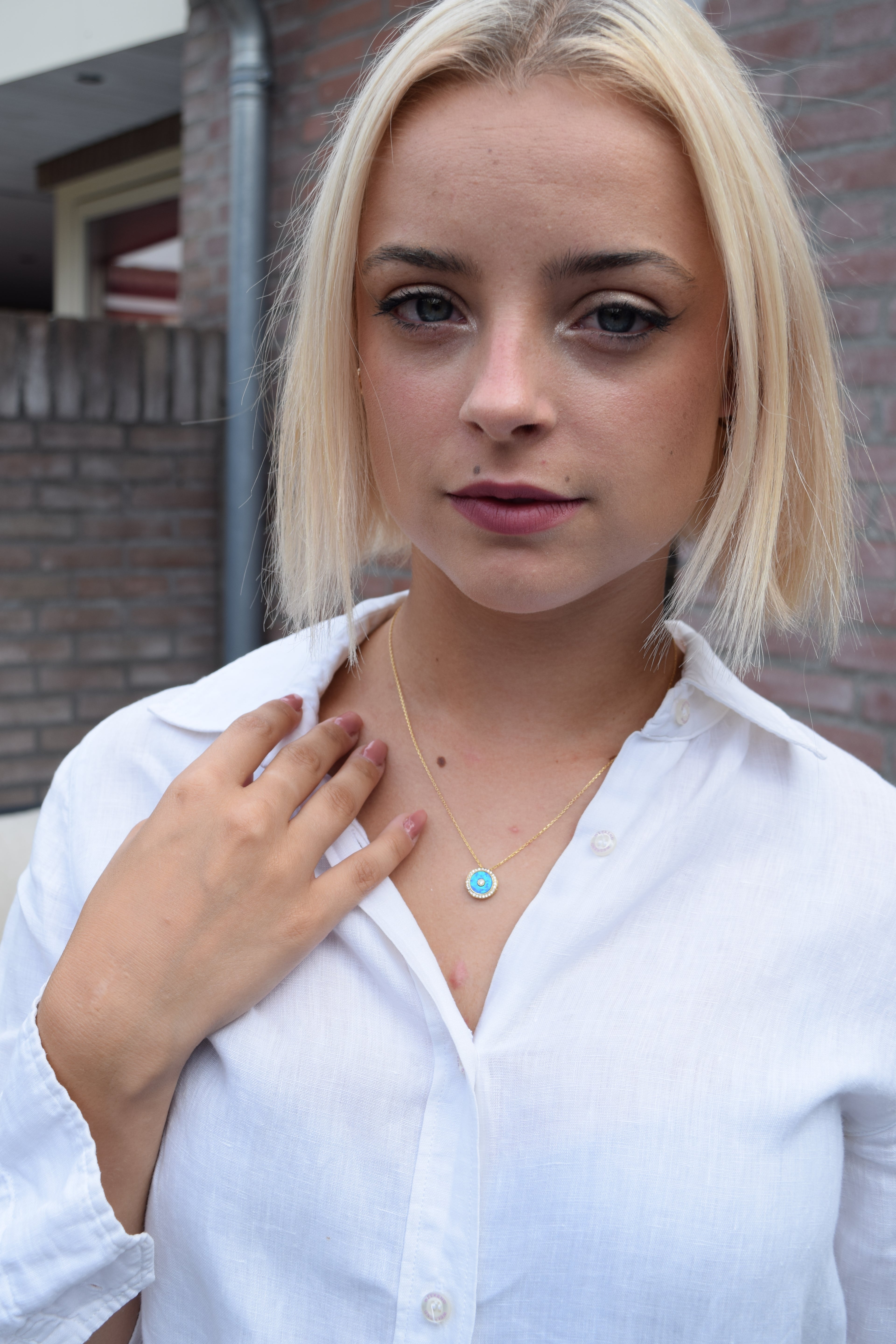 The “O”pal Necklace