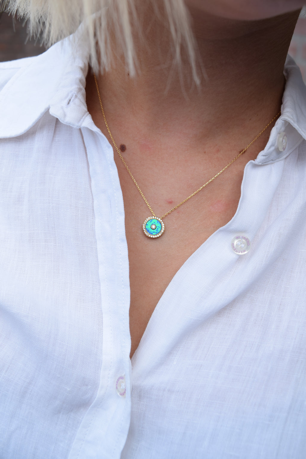 The “O”pal Necklace