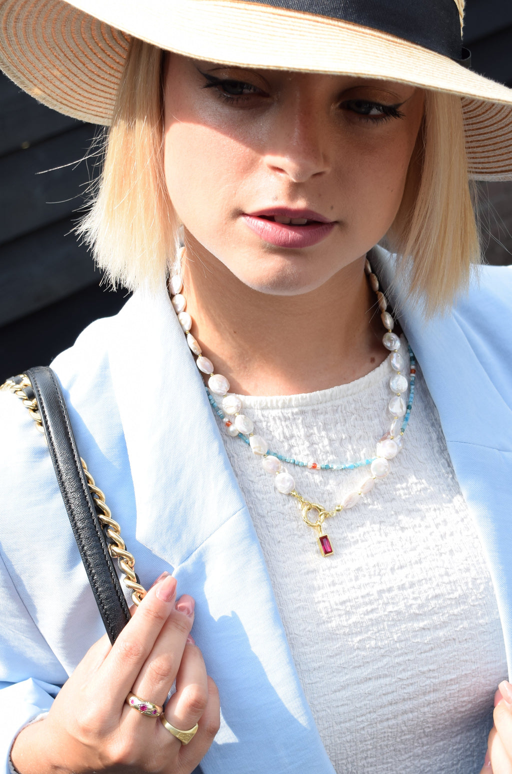 A Love Letter Pearl Necklace