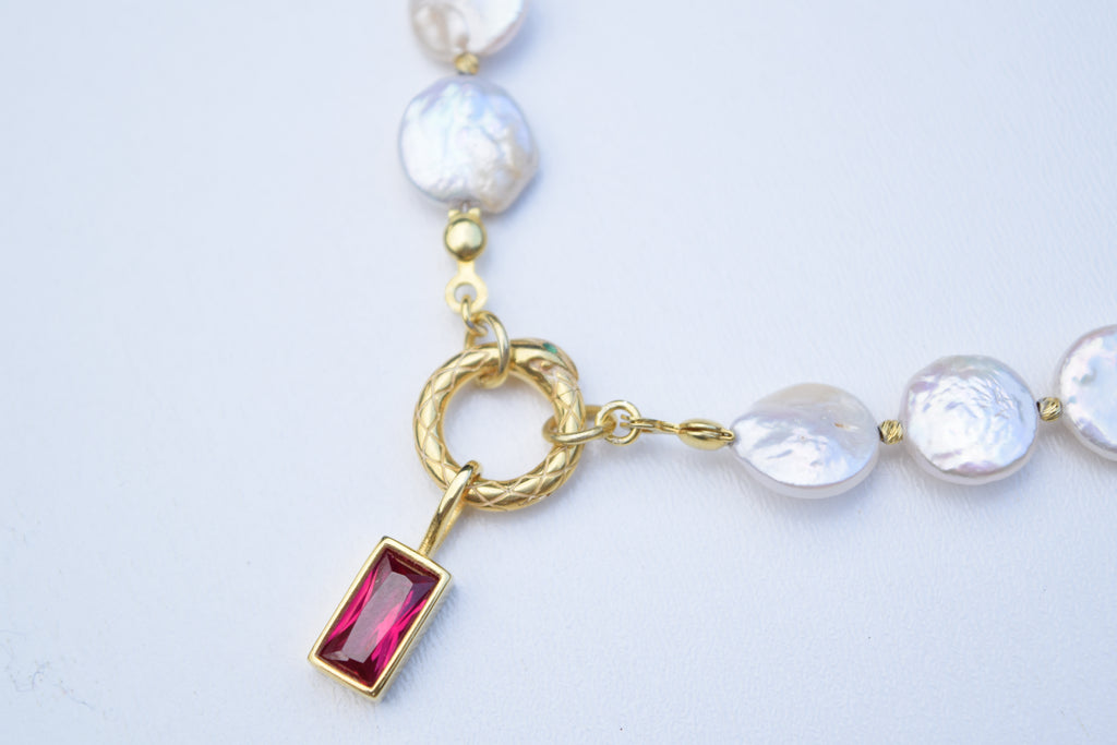A Love Letter Pearl Necklace