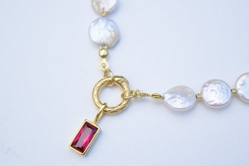 A Love Letter Pearl Necklace